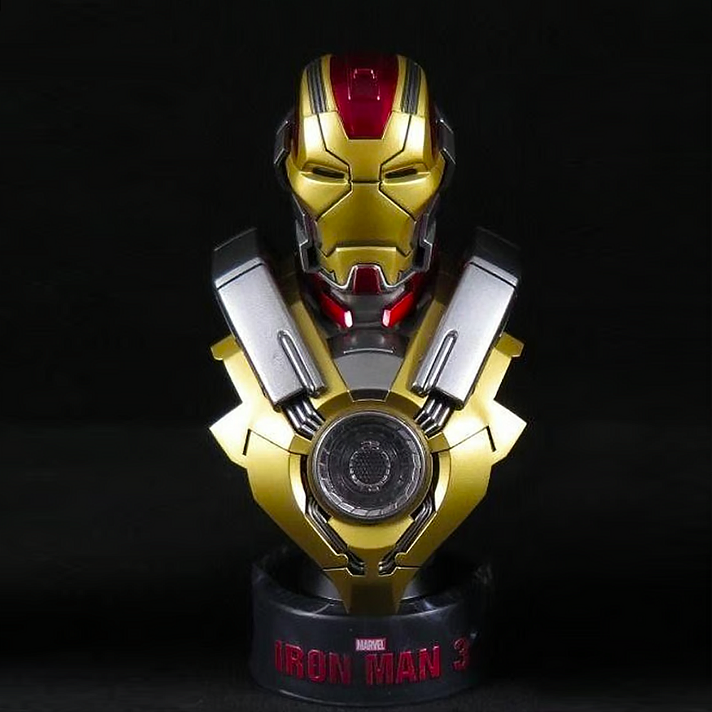 Iron Man 3 Mini Collectible Bust (Deluxe Set) 1/6 Scale Figure - Hot Toys