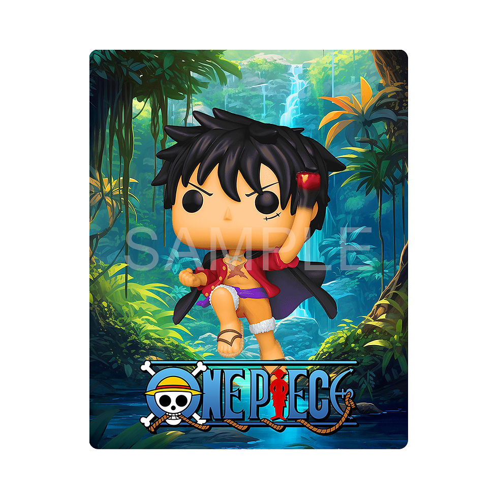 One Piece Luffy Uppercut - Geek Art Magnets