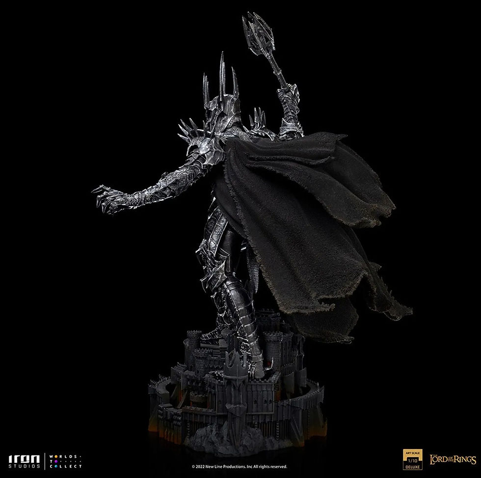 Thumbnail: Lord Of The Rings Sauron 1/10 Deluxe Art Scale Statue - Iron Studios
