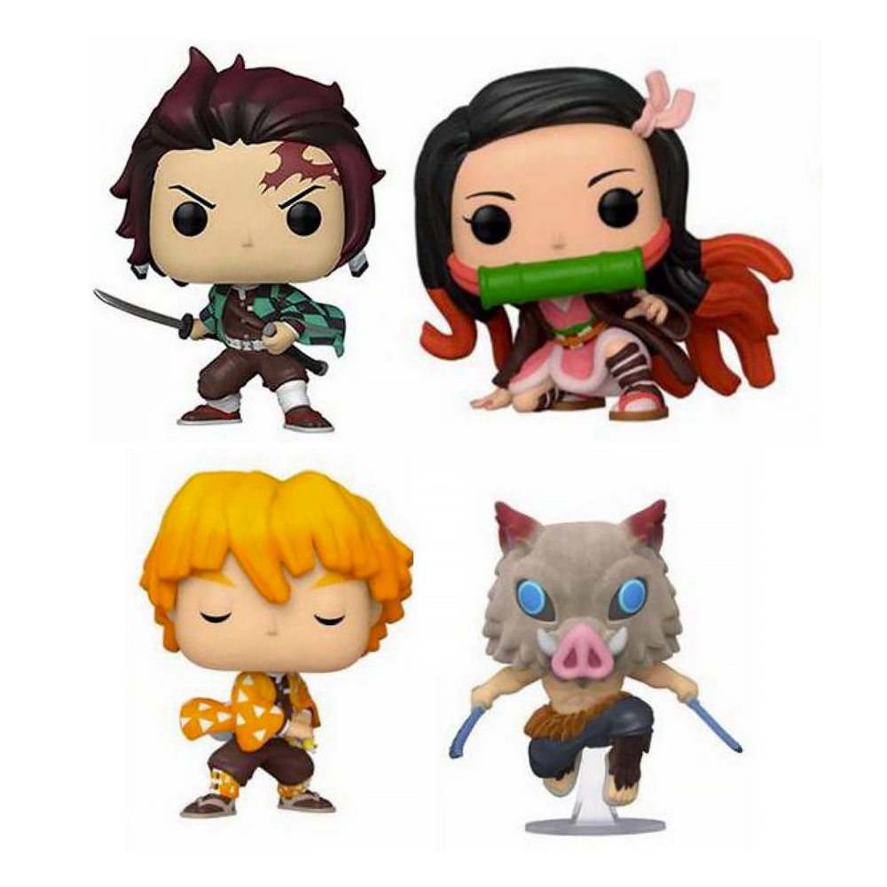 Funko POP! Animation Demon Slayer 4 Pack (Glows In The dark) (Special Edition)