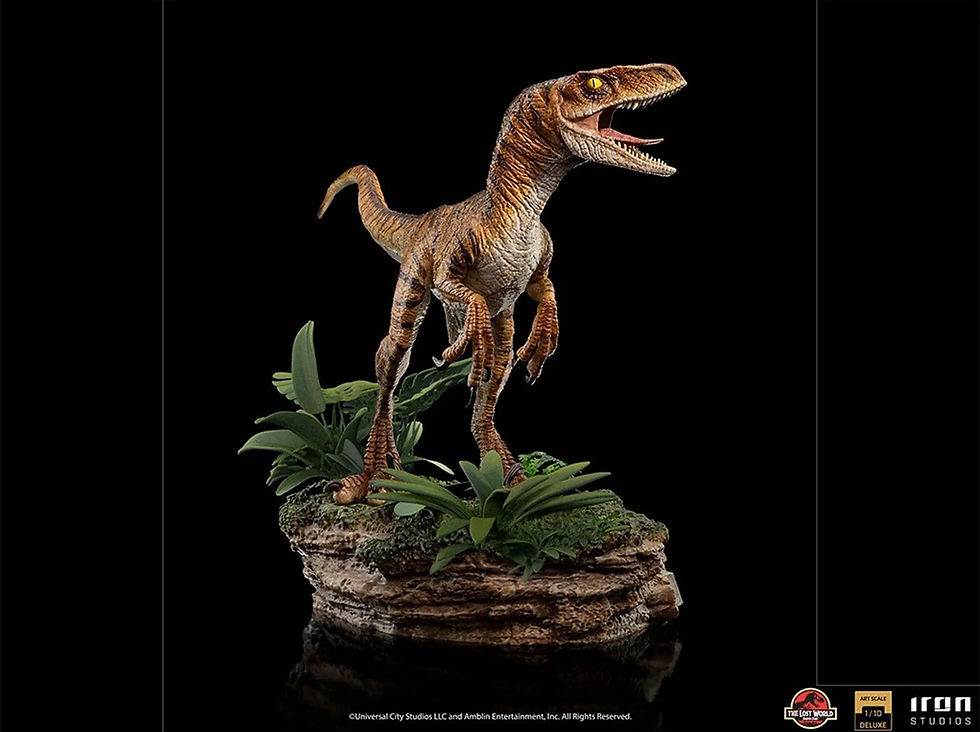 Thumbnail: The Lost World: Jurassic Park - Velociraptor Deluxe Art Scale 1/10 Statue