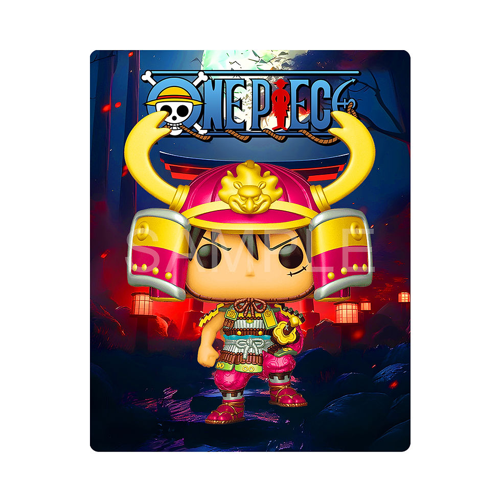 One Piece Samurai Luffy - Geek Art Magnets