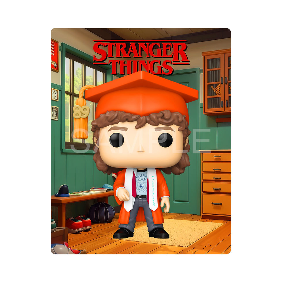 Stranger Things Dustin Graduation - Geek Art Magnets