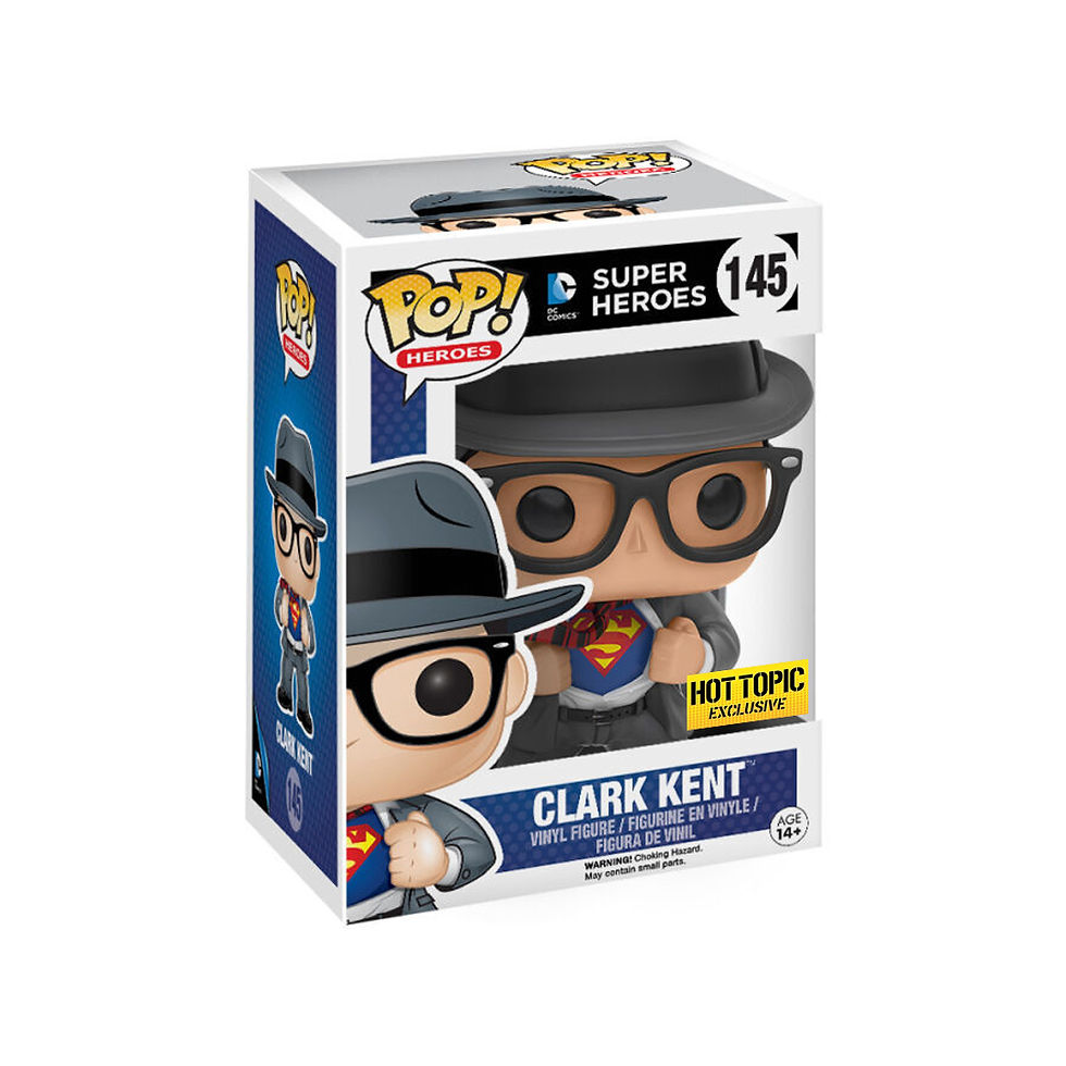 Funko POP! DC Heroes Clark Kent Hot Topic Exclusive #145