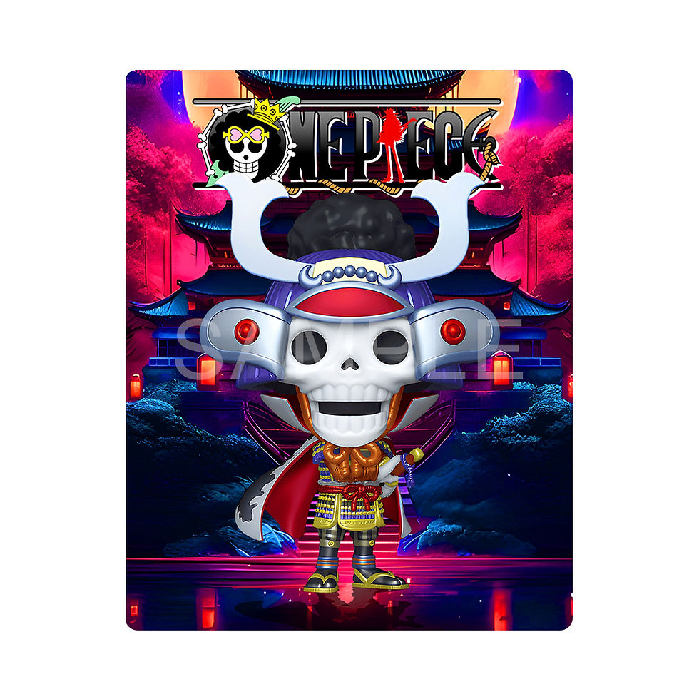 One Piece Samurai Brook - Geek Art Magnets