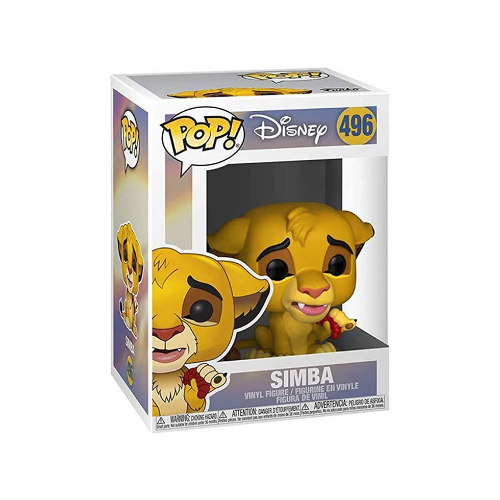 Funko POP! Disney Lion King Simba With Grub #496 Vinyl Figure