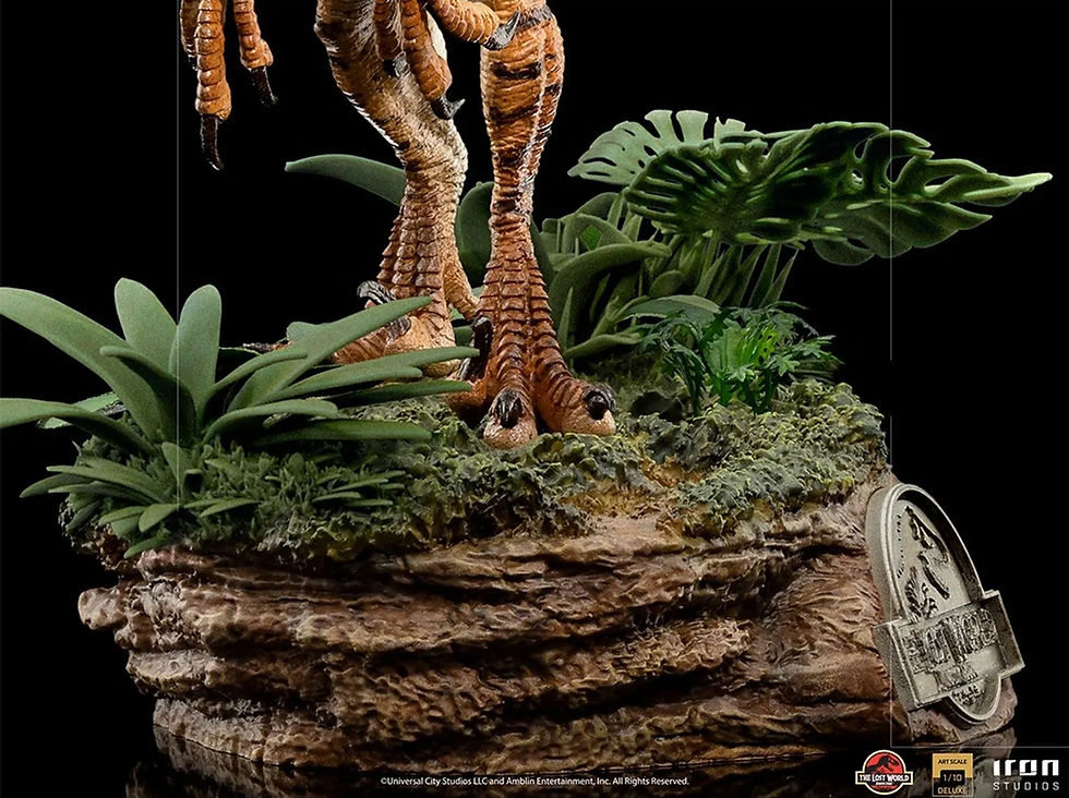 Thumbnail: The Lost World: Jurassic Park - Velociraptor Deluxe Art Scale 1/10 Statue