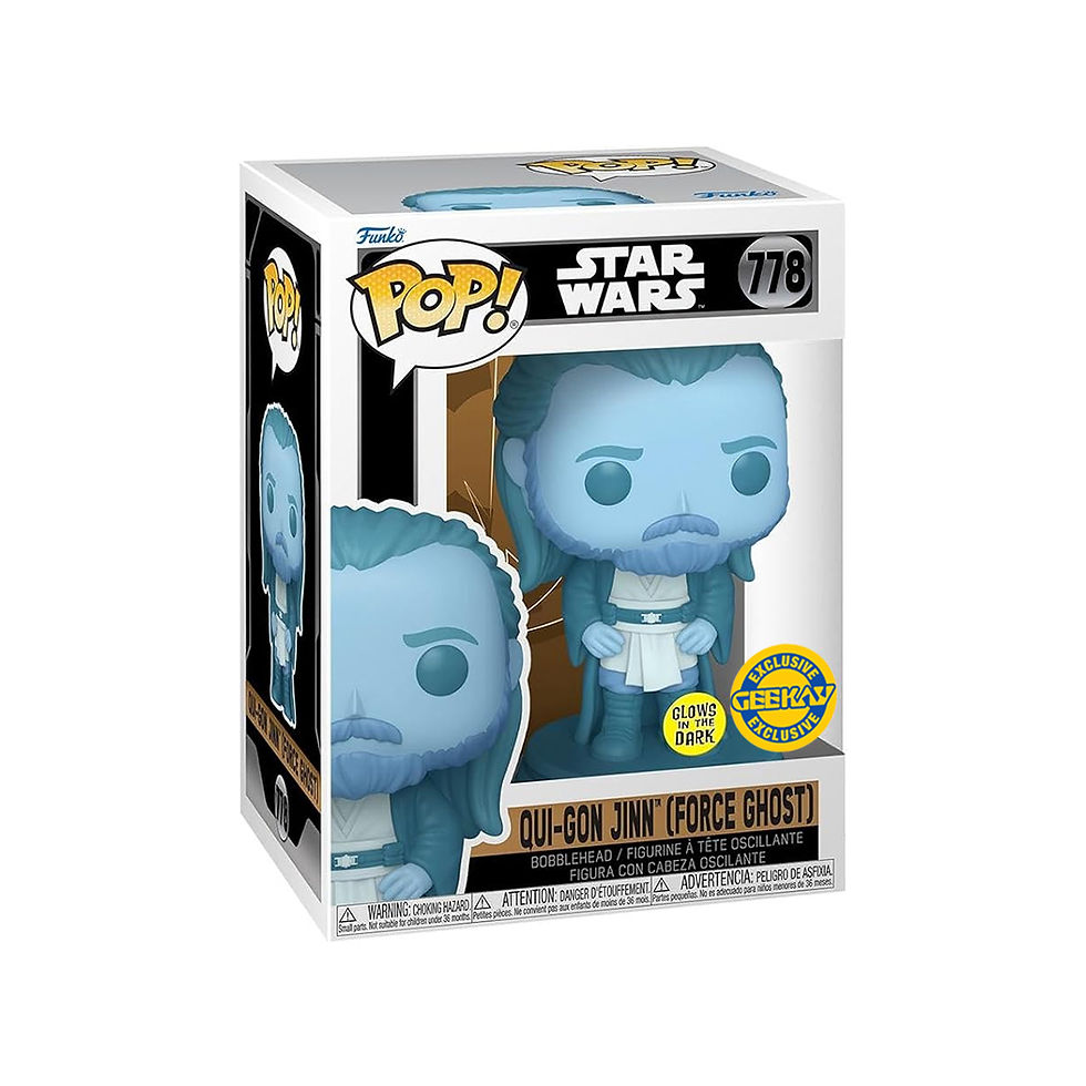 Thumbnail: Funko POP! Star Wars Qui-Gon Jinn (Force Ghost) GITD Geekay Exclusive #778