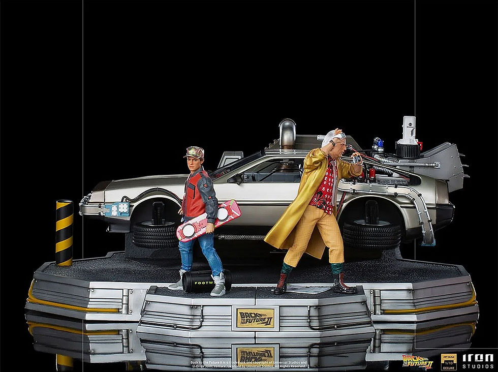 Thumbnail: Delorean - Back To The Future II - 1/10 Art Scale Statue (Full Deluxe Version)