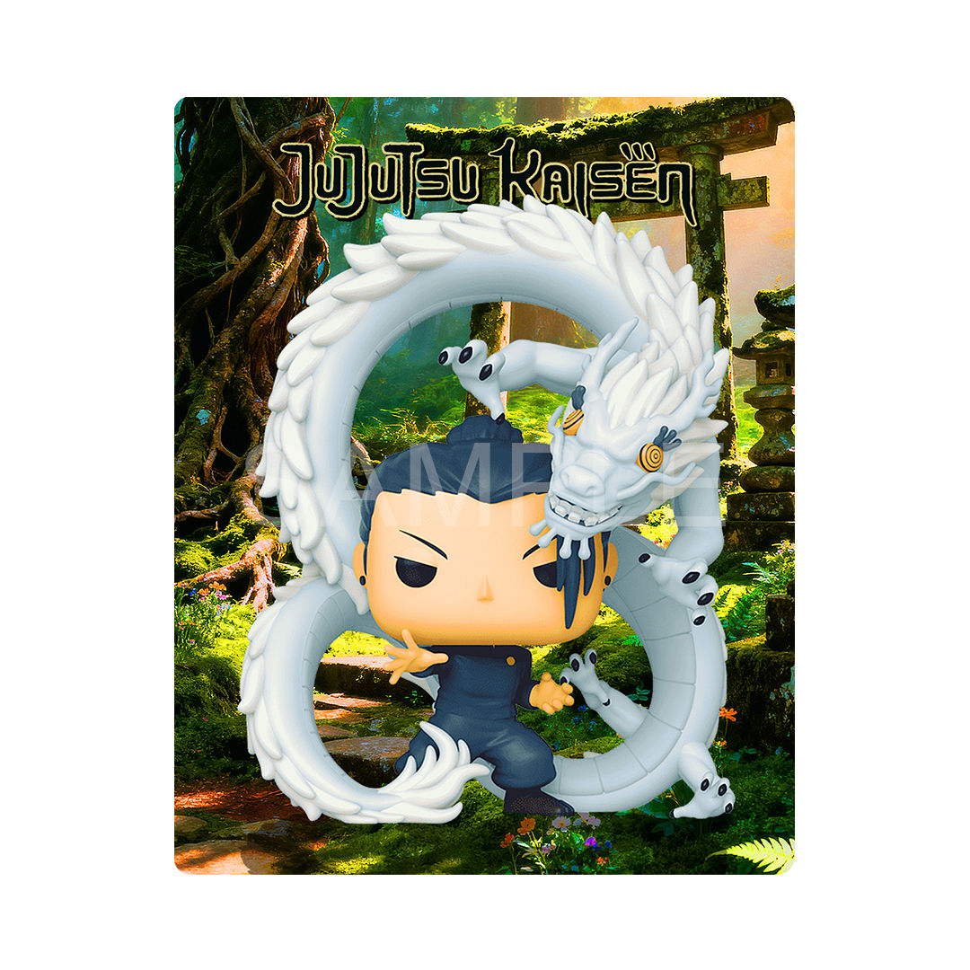Jujutsu Kaisen Suguru Geto With Dragon - Geek Art Magnets