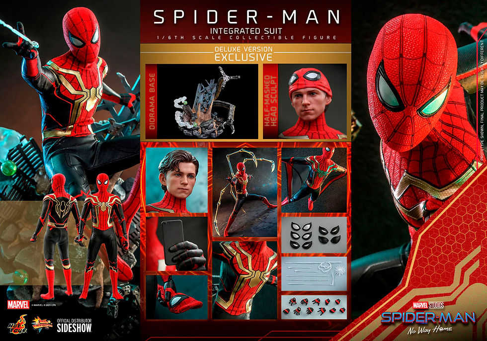 Thumbnail: Spider-Man No Way Home Integrated Suit 1/6 Scale Deluxe Figure - Hot Toys