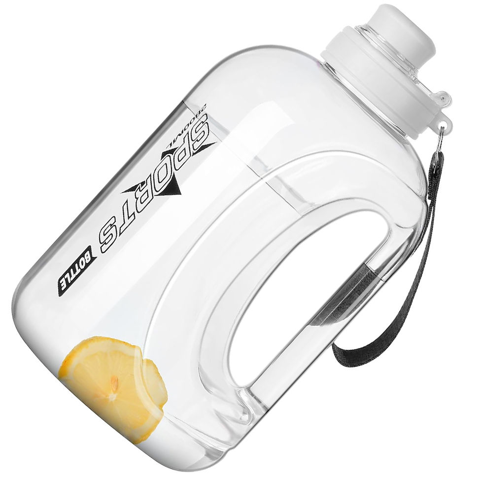 1800mL大容量吸管手提水壺 白色 (運動水壺 吸管水壺)