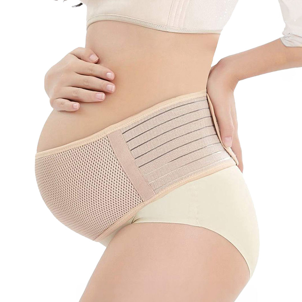 減壓透氣高彈力孕期托腹帶 (護腰 彈力托腹)