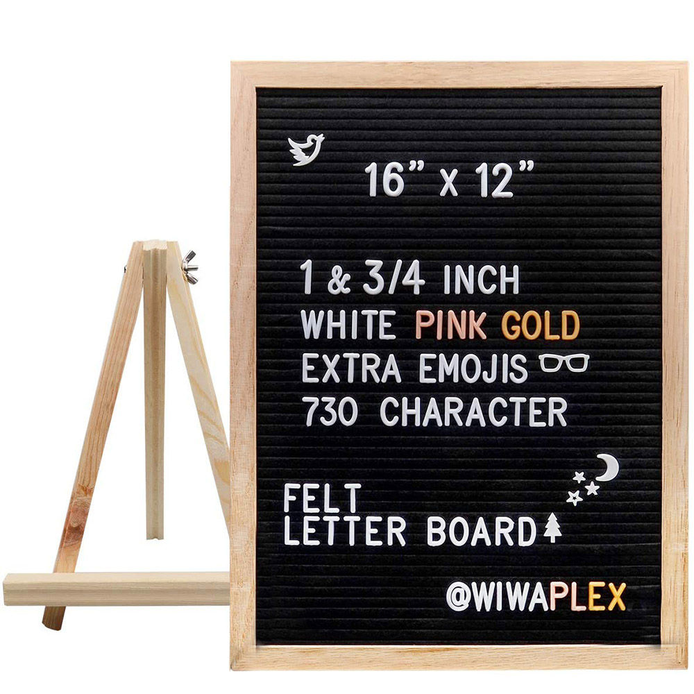 桌面站立留言板 (20*30cm-無磁性) 小黑板