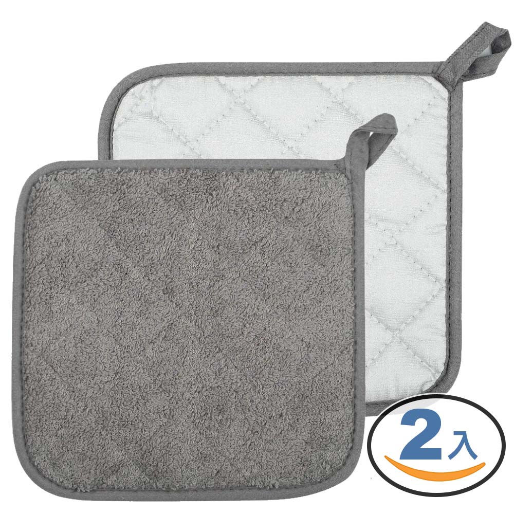 塗銀布防燙墊 (2入組) 隔熱手套 鍋墊 隔熱墊 防燙夾