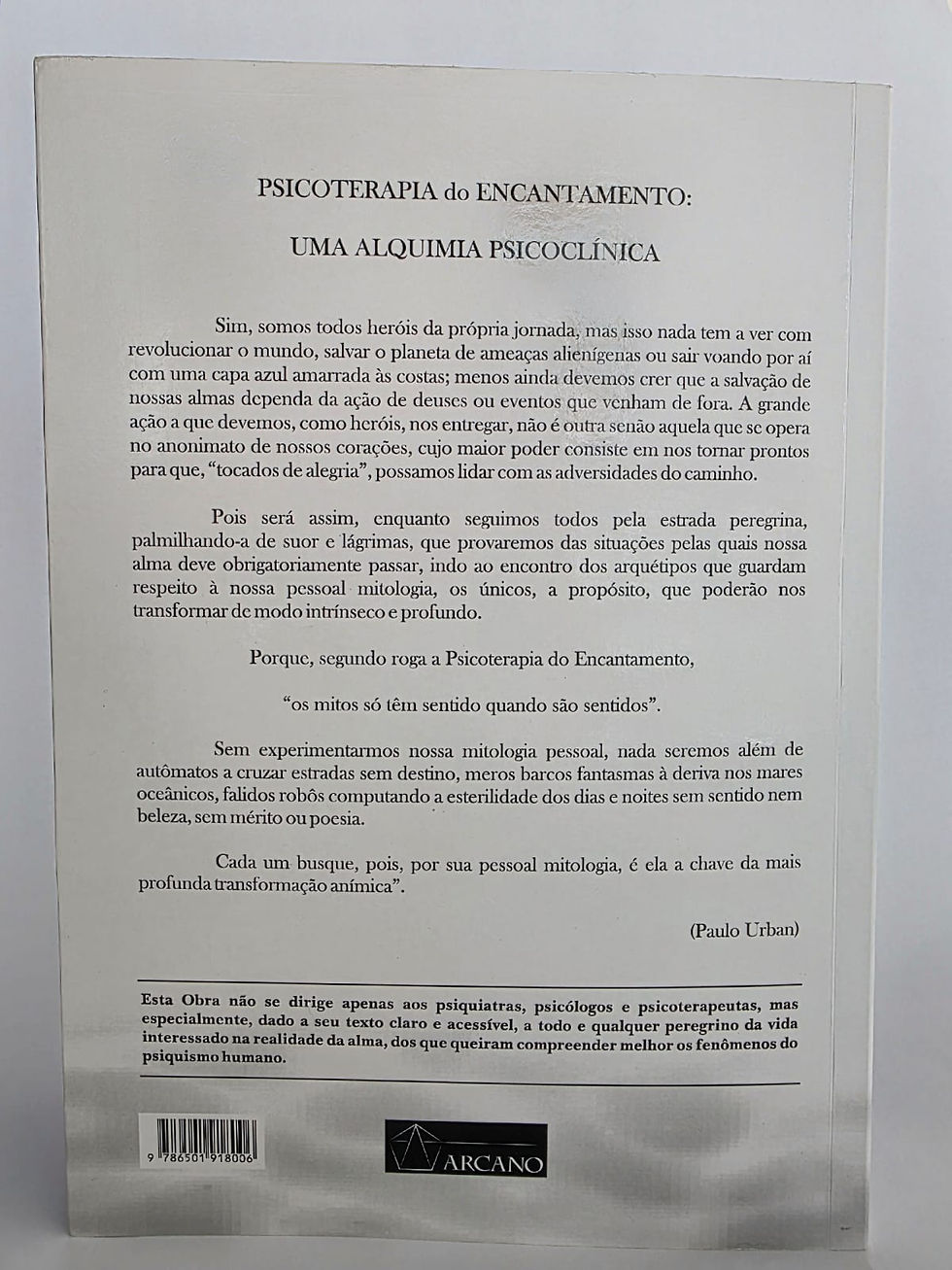 Miniatura: Psicoterapia do Encantamento - Uma Confissão Medicinal sobre a Clínica da Alma