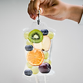 IV Bag with fruit