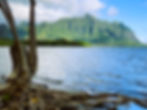 View towards Kauloa from Waiãhole Beach park