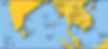Location of the Andaman Islands