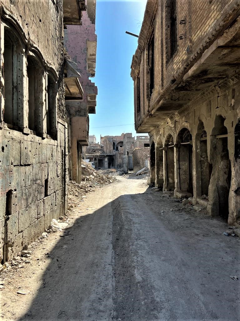 Old city of Mosul - devastated after ISIS attack