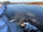 In winter time, the strait between Funen and Thorø sometimes completly freezes