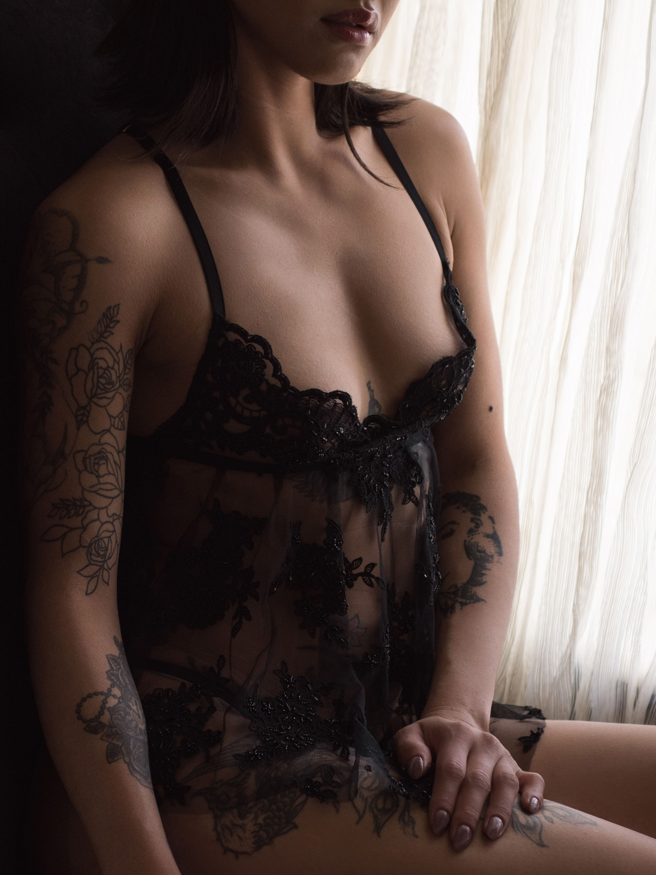 FIA - Baby doll & Ouvert Knickers