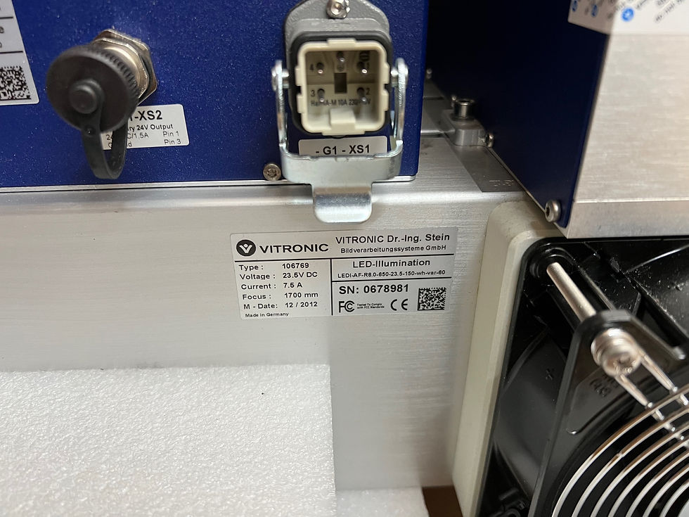 Miniature : 1 Set VITRONIC High-speed line Scan Camera System (UN-USED)