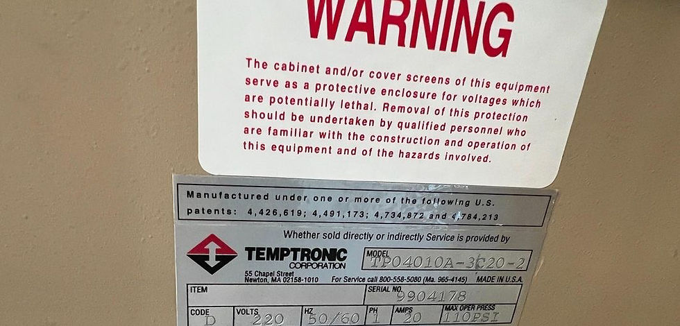 Thumbnail: Temptronic TP04010A-3C20-2  Thermostream Temperature Forcing Airstream System.