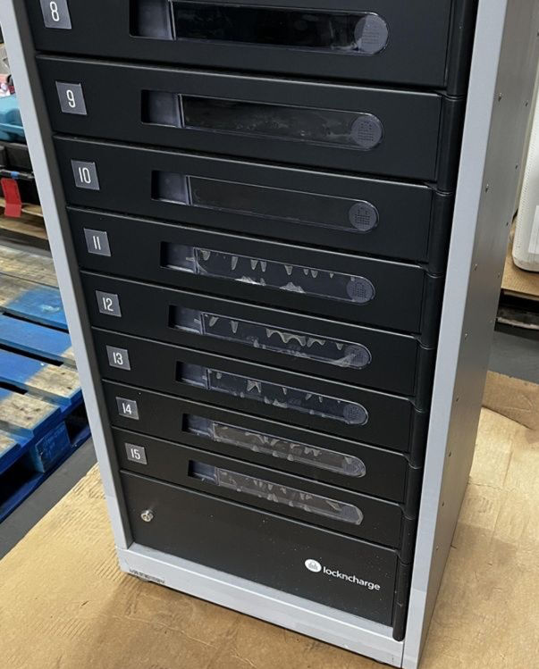 Thumbnail: LOCK-N-CHARGE FUYL TOWER PRO-15 SMART LOCKER Charging Station (NO KEY)