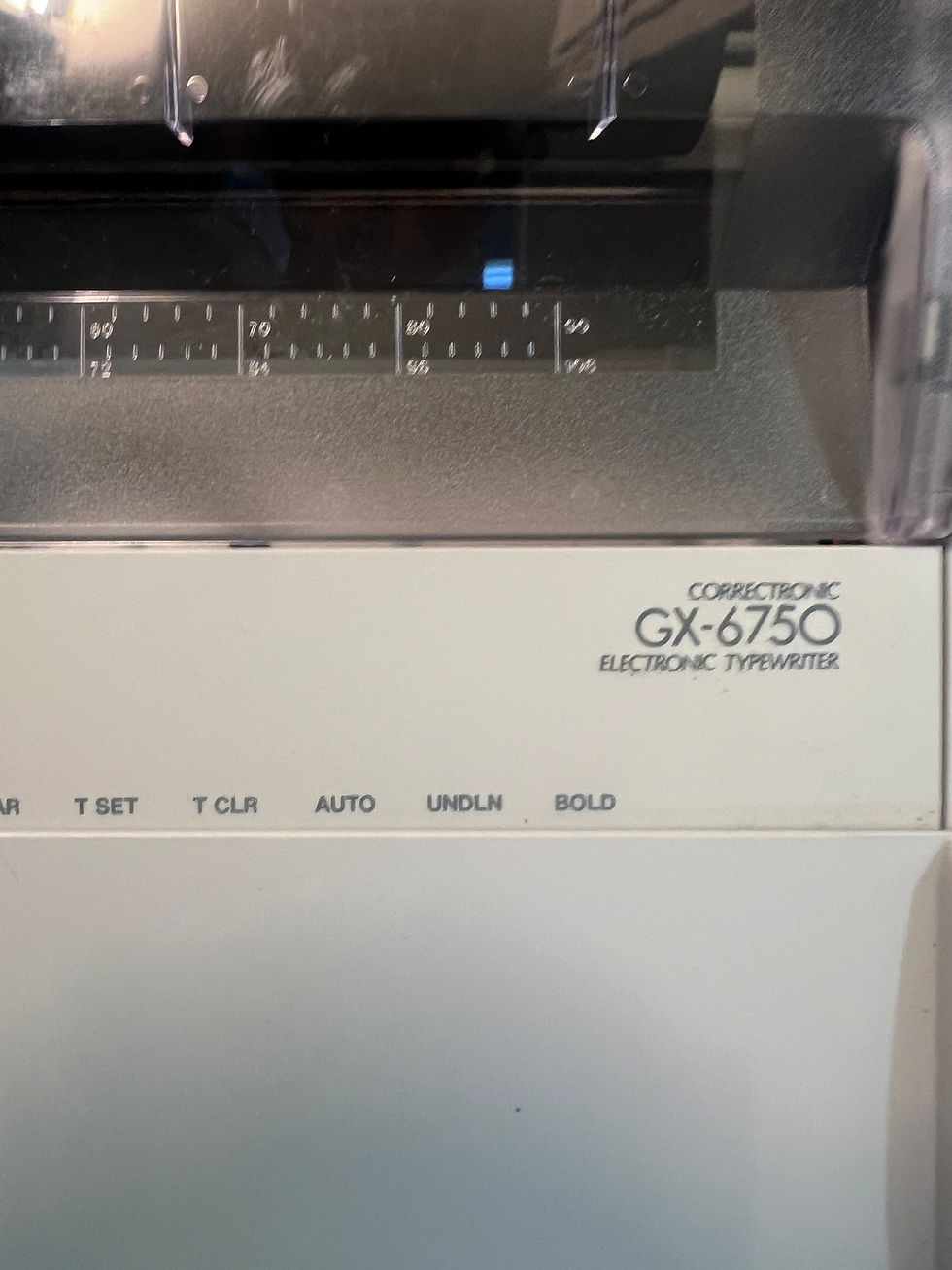 Thumbnail: Brother GX-6750 Correctronic Electronic Typewriter Word Processor & Cover