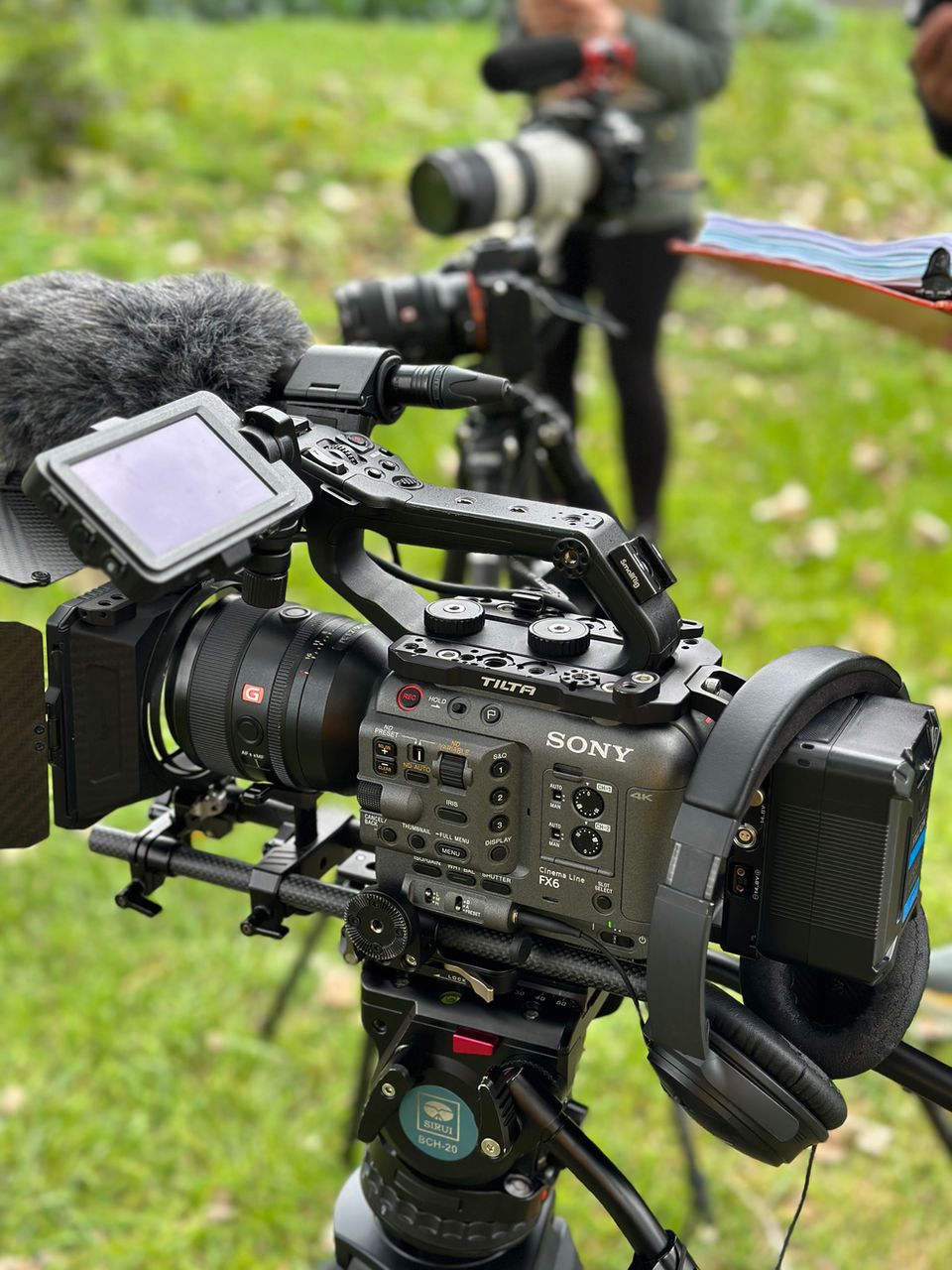 Run and gun sony fx6 interview set up