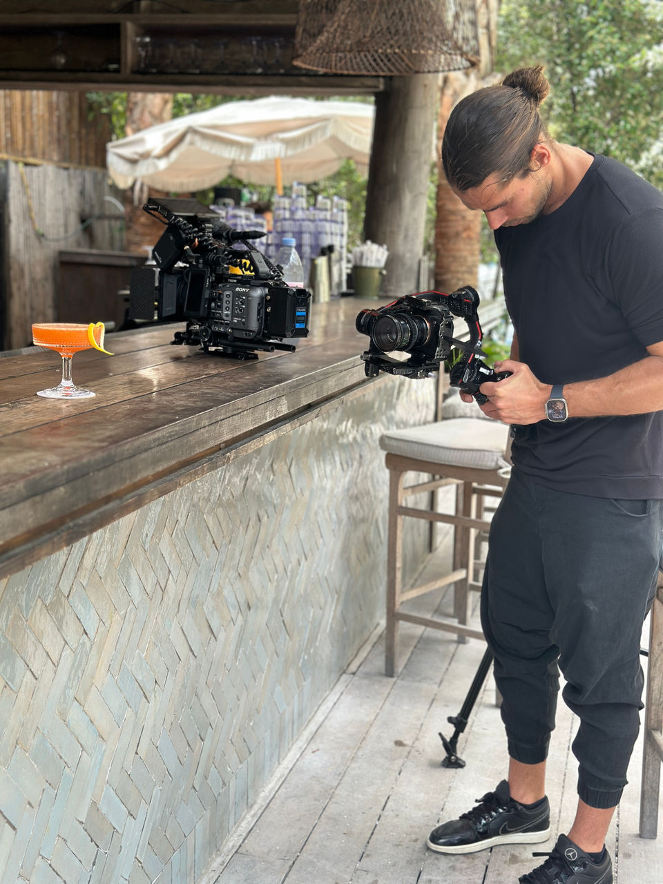 Lubor Zuzin filming in soho with sony a7siii
