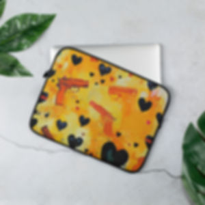 Klick Hearts and Guns Laptop Sleeve
