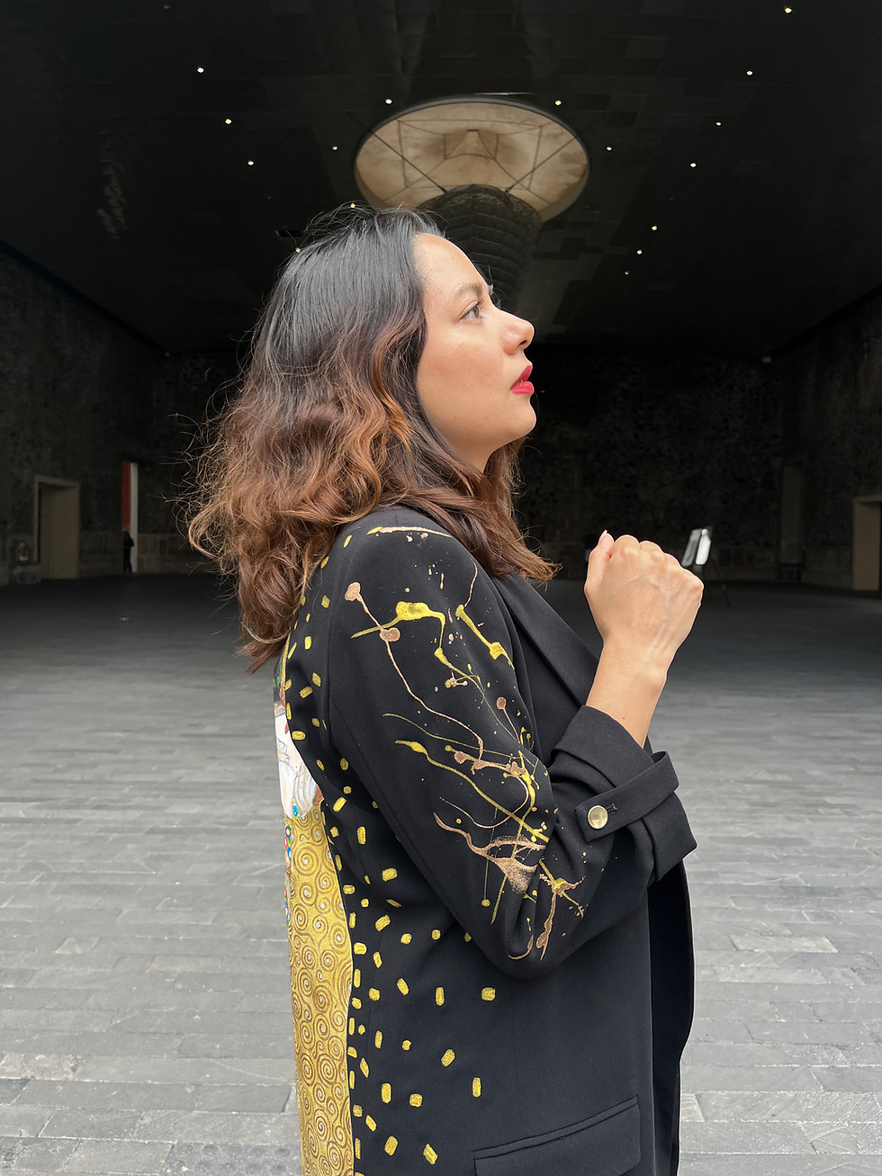 Miniatura: Blazer con El Beso de Gustav Klimt