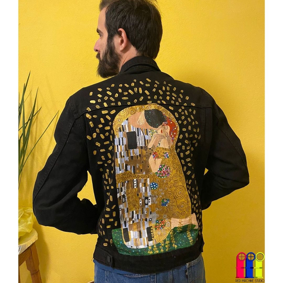 Chamarra caballero El beso de Gustav Klimt