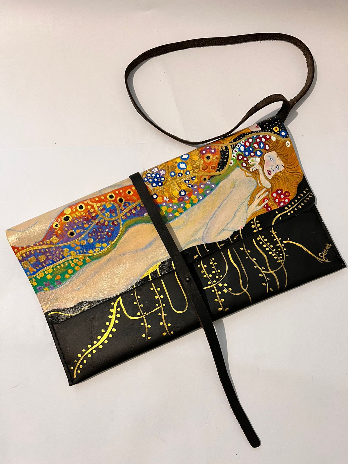 Clutch con Water Serpents I y II de Gustav Klimt