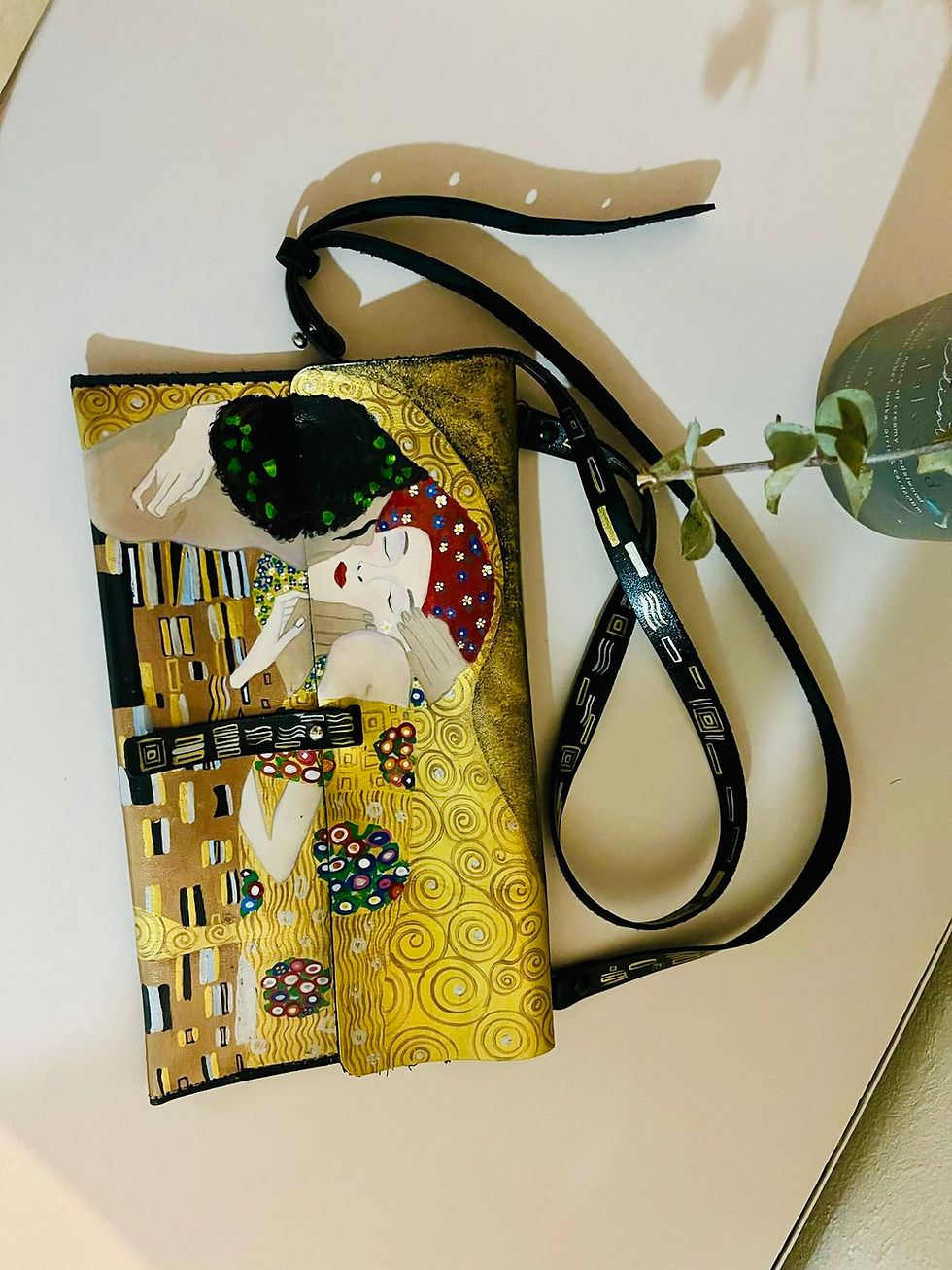 Miniatura: Crossbody El Beso de Gustav Klimt