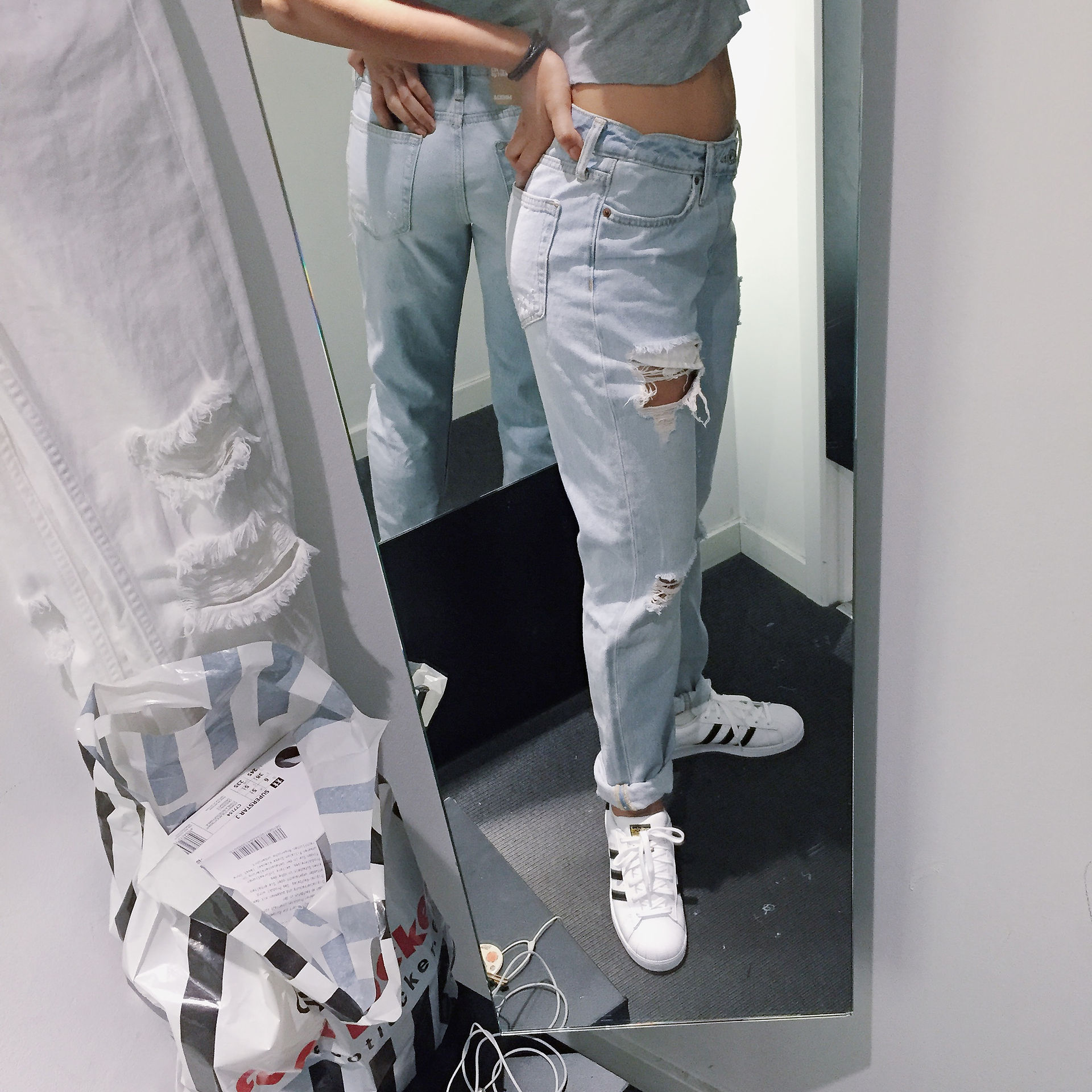 ripped jeans