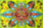 Transmutación. 1.20 x 1.80m. Láminas autoadhesivas sobre una plancha de acrílico.