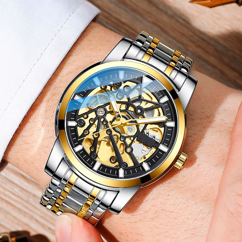 Miniatura: 196 Reloj G-force Original At9005e Automatico Plateado + Estuche