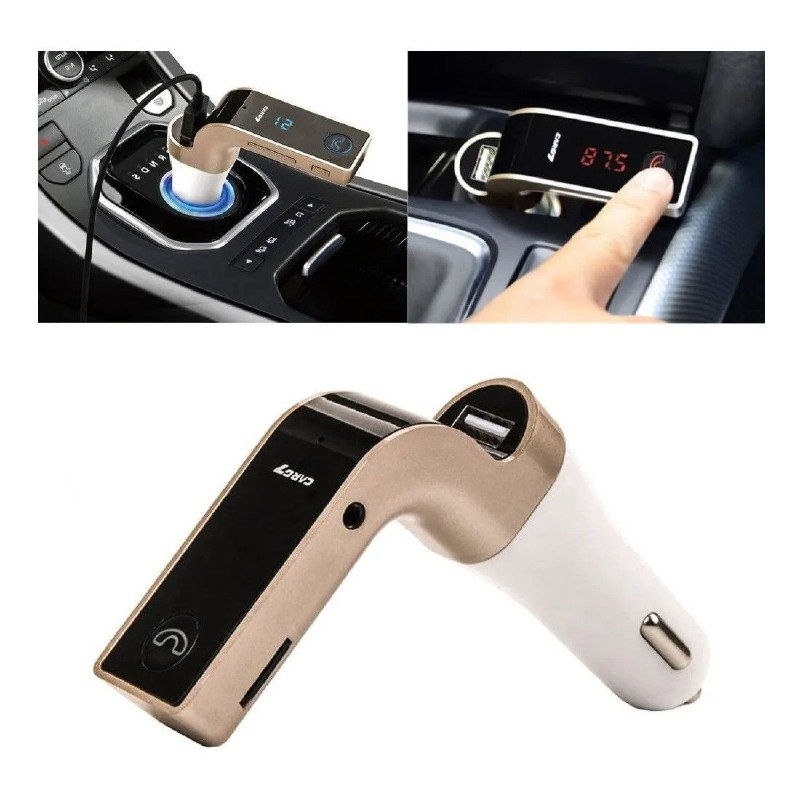 Miniatura: 584 Transmisor Carro Carg7 Usb Aux Bluetooth