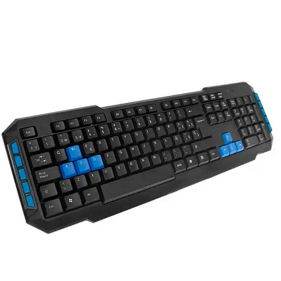 Miniatura: 169 Combo Teclado Y Mouse Inalámbrico Tipo Gamer En Español