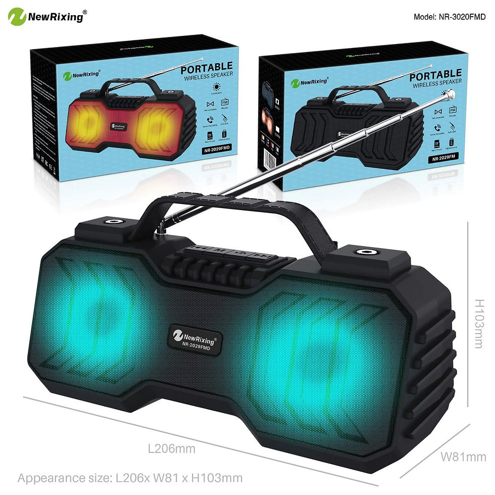 167 Bocina Parlante Mi Portable Bluetooth Speaker Caja Nr-2029fm