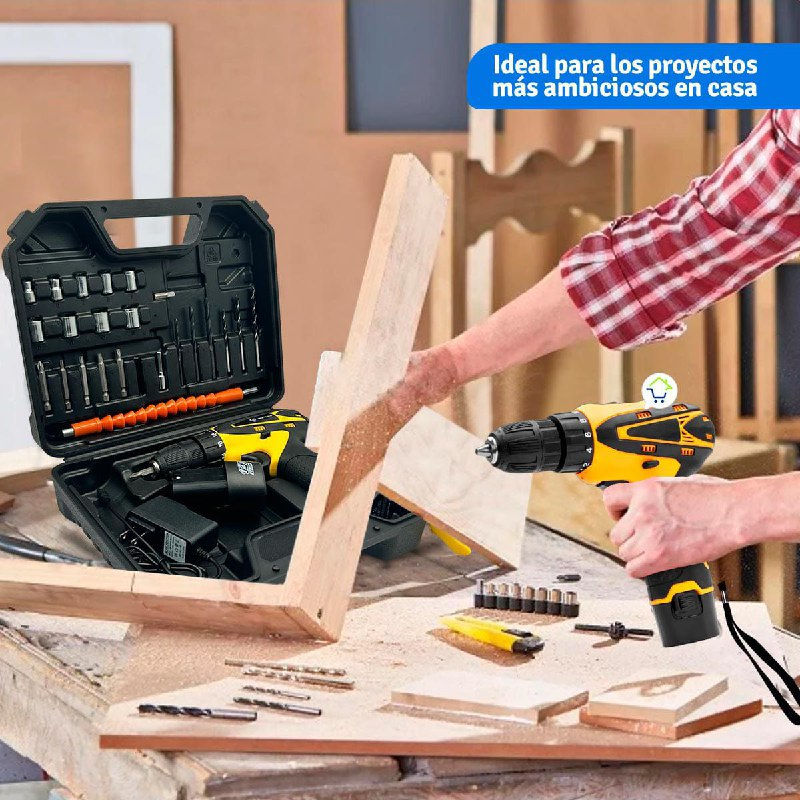 Miniatura: 468  Taladro Inalámbrico Recargable 12V H01