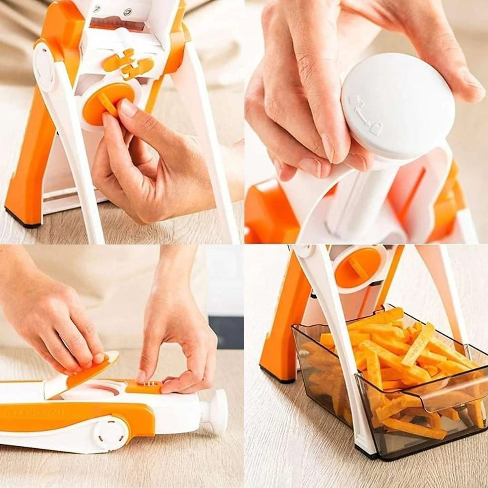 25 Rayador cortador de verduras y frutas mandoline