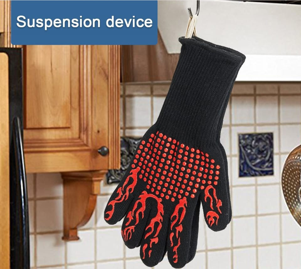 Miniatura: 123 Guantes anticalor resistente