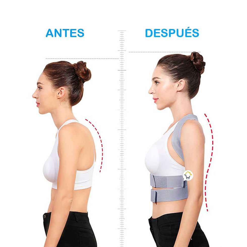 Miniatura: 200 Corrector De Postura Ajustable Unisex Cinturón De Sujeción A08