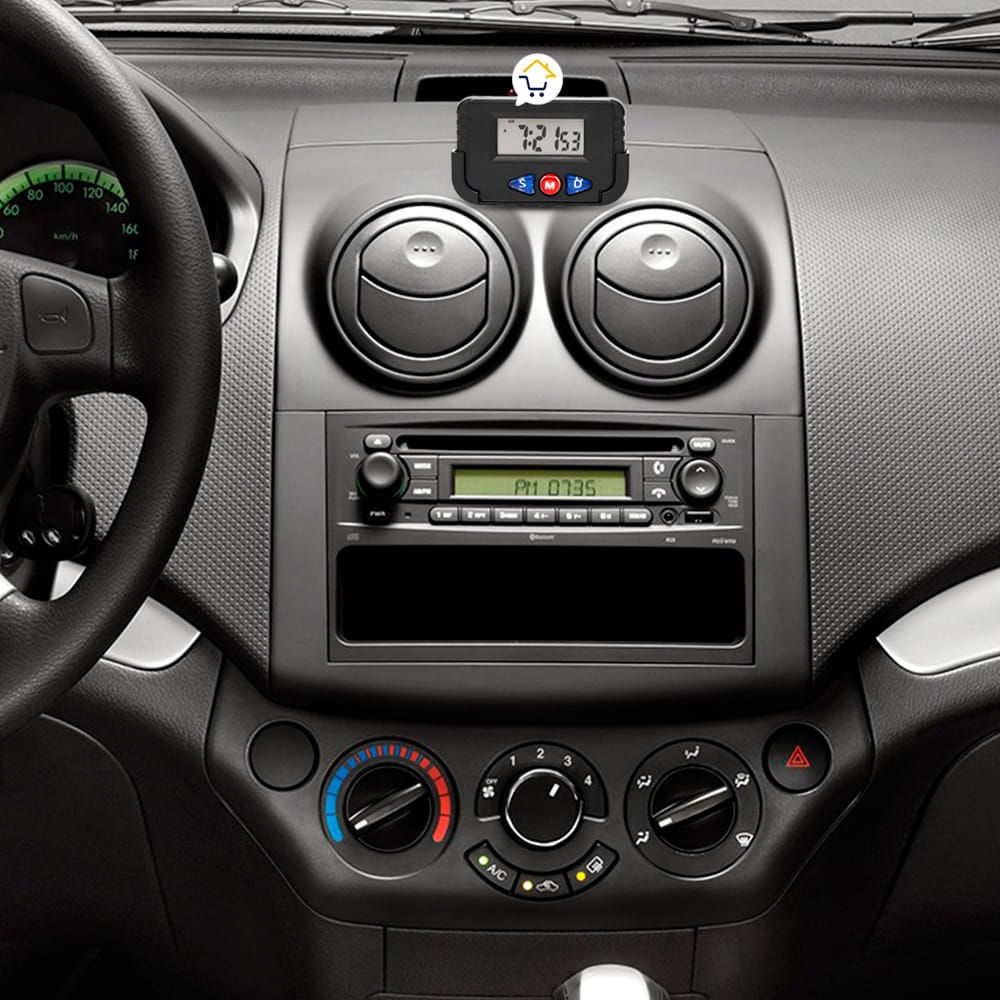 124 Reloj digital para carro alarma cronómetro NA613D