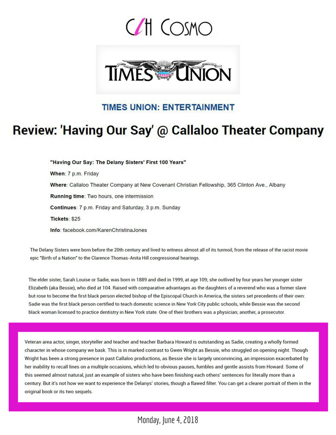'Having our Say' Review