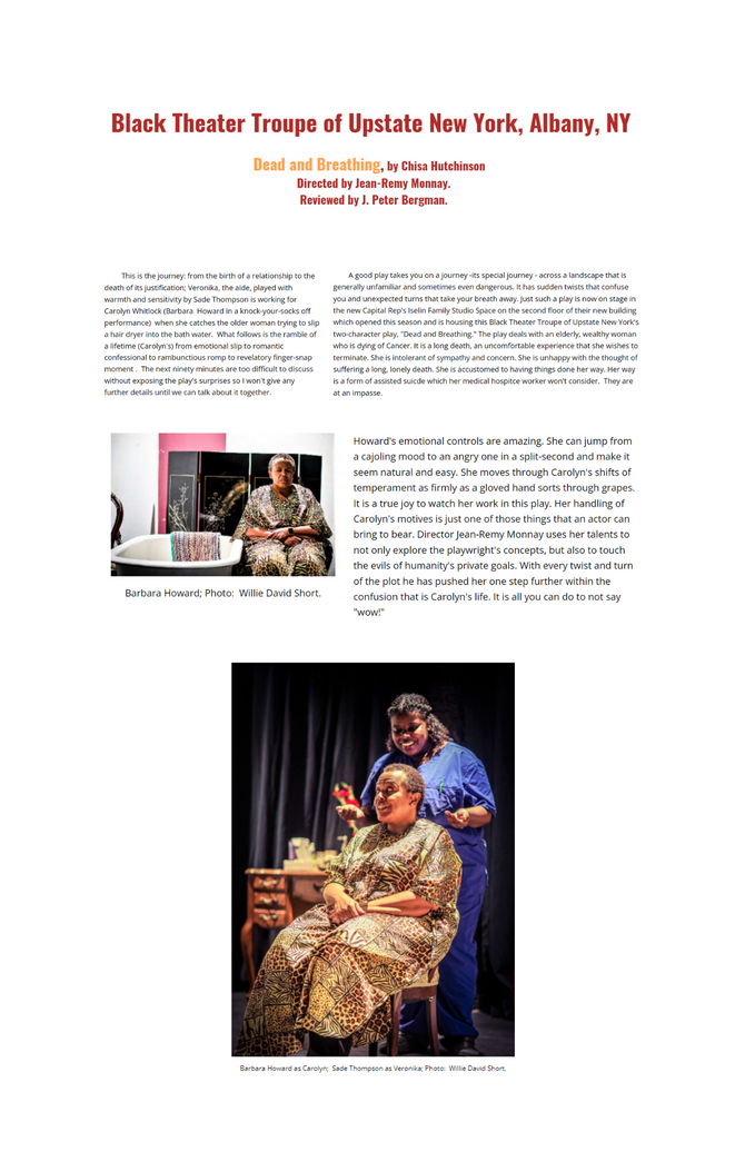 Black Theater Troupe of Upstate New York, Albany, NY